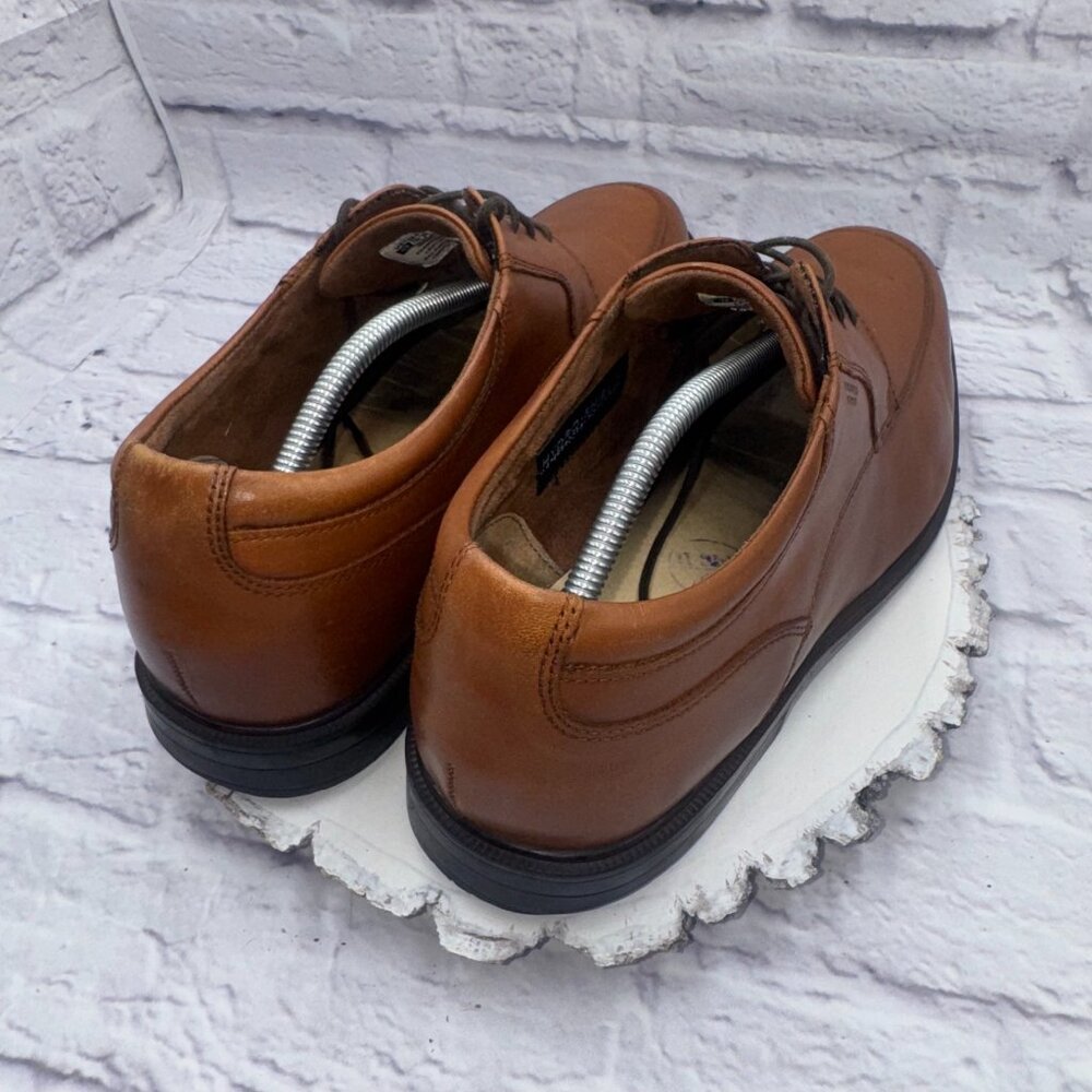 Rockport Hydro-Shield Waterproof Men's Oxford Leather Shoes Sz 12 Brown - Picture 7 of 12